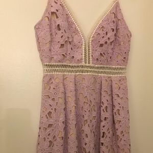 Aqua Lace Cami Midi Dress